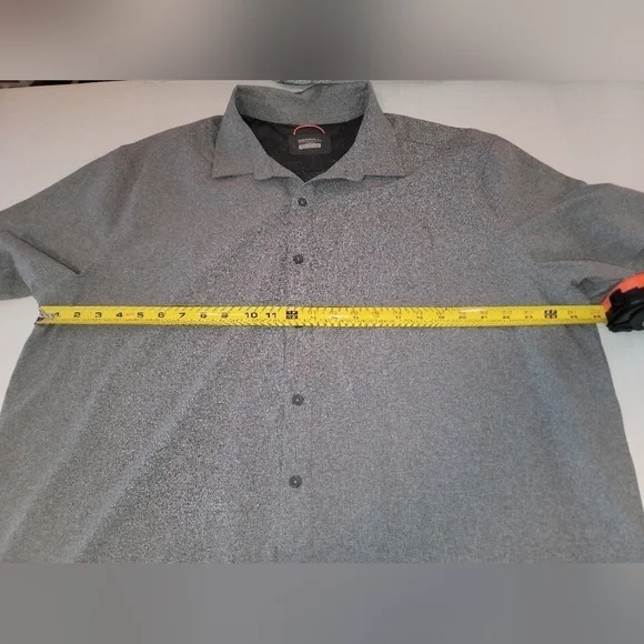 Mens Merrell Short Sleeve Collared Button-up Shirt With Pocket SZ XXL - Picture 4 of 8